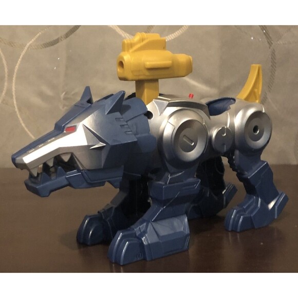 Hasbro Power Rangers Silver Wolf Zord Action Figure Wild Force Playskool Toy - Picture 7 of 11